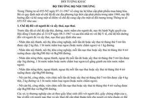 Thông tư 345-NT bổ sung chế độ cung cấp hàng hóa người đẻ sẩy thai và đối tượng khác