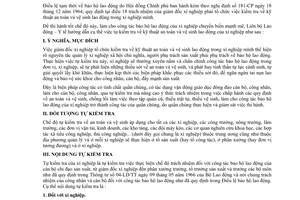 Thông tư liên bộ 13-TT/LB hướng dẫn tự kiểm tra kỹ thuật an toàn vệ sinh lao động xí nghiệp