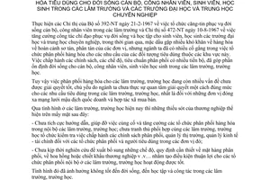 Thông tư 01-NT cải tiến tổ chức phân phối hàng hóa tiêu dùng cán bộ công nhân viên sinh viên học sinh lâm trường đại học trung học chuyên nghiệp