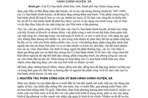 Thông tư 06-NV hướng dẫn nguyên tắc phân công lề lối làm việc Ủy ban hành chính huyện, xã