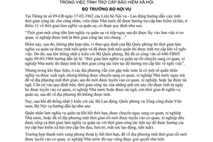 Thông tư 05-NV thời gian nghĩa vụ quân sự quân nhân chuyển ngành tính trợ cấp bảo hiểm xã hội