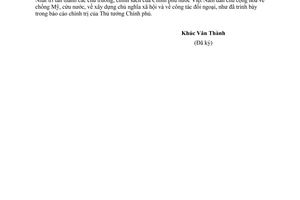 Nghị quyết báo cáo chính trị của Chính phủ