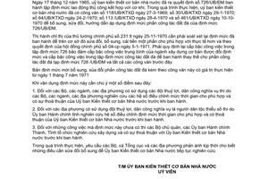 Công văn 442-UB/KTXD định mức cho công tác đất đá