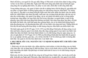 Thông tư liên bộ 06-TT/LB quản lý chi tiêu bệnh viện định mức