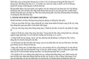 Thông tư 14-BT hướng dẫn khen thưởng thành tích phòng chống lụt, bão