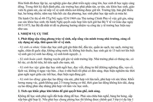 Thông tư 09-LB/YT/GD hướng dẫn công tác y tế trường học