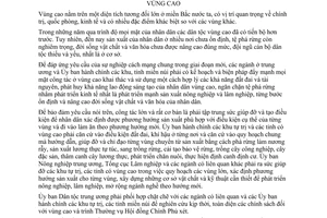 Nghị quyết 109-CP chính sách cụ thể đồng bào các dân tộc và cán bộ vùng cao