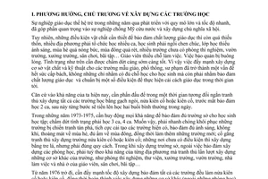 Quyết định 248-TTg xây dựng trường sở thuộc ngành giáo dục