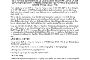 Thông tư 03-BYT giao chi tiêu chất lượng xét duyệt công bố hoàn thành kế hoạch chi tiêu cơ sở kinh tế ngành y tế hướng dẫn  thông tư 37-TT/LB