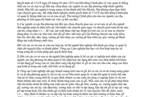 Chỉ thị 114-TTg thực hiện quản lý thống nhất cơ sở cưa xẻ gỗ