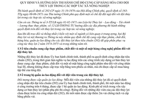 Thông tư liên bộ 14-TT/LB quy định chế độ cung cấp hàng hóa đội thủy lợi hợp tác xã nông nghiệp