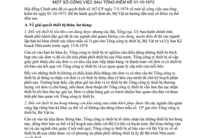 Thông tư 306-VT tổng kiểm kê hướng dẫn Quyết định 107-CP