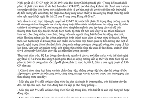 Thông tư 16-LĐ/TT hướng dẫn thi hành chế độ phụ cấp bốc xếp