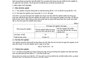 Tiêu chuẩn Việt Nam TCVN 1611:1975 về Các thử nghiệm ảnh hưởng của yếu tố khí hậu - Thử nghiệm nóng ẩm không đổi do Ủy ban Khoa học và Kỹ thuật Nhà nước ban hành