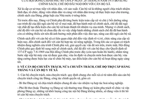 Quyết định 130-CP 1975 Bổ sung chính sách chế độ đãi ngộ đối với cán bộ xã