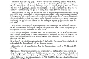 Chỉ thị 263-TTg đi thăm viếng gia đình hai miền Nam Bắc