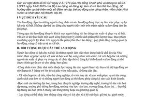 Thông tư 1457-LĐ/NC hướng dẫn thêm cấp thẻ lao động