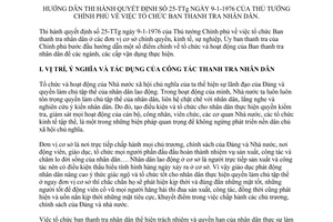 Thông tư 2-TT/TTr tổ chức Ban Thanh tra nhân dân hướng dẫn Quyết định 25-TTg