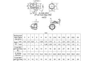 Tiêu chuẩn Việt Nam TCVN 1915:1976 về Mũ ốc - Kích thước do Ủy ban Khoa học và Kỹ thuật Nhà nước ban hành