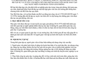 Thông tư 01/TT chế độ tập sự tuyển vào biên chế cho giáo viên được đào tạo sau ngày miền Nam hoàn toàn giải phóng