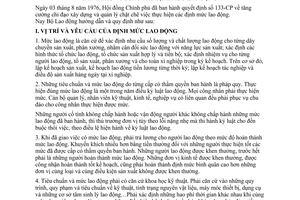 Thông tư 03-LĐ/TT hướng dẫn quyết định 133-CP công tác định mức lao động