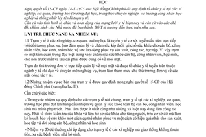 Thông tư 14-BYT/TT hướng dẫn tổ chức trạm y tế xí nghiệp, cơ quan, trường học