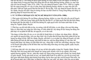 Chỉ thị 25/CT-UB xây dựng kế hoạch 5 năm 1976- 1980 kế hoạch năm 1978