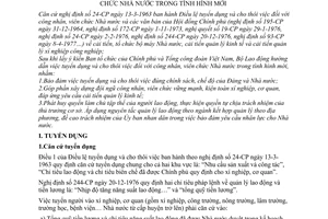 Thông tư 14-LĐ/TT hướng dẫn tuyển dụng cho thôi việc công nhân, viên chức Nhà nước tình hình mới