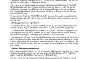 Chỉ thị 36/CT-UB  tiết kiệm tiêu dùng giấy thu hồi giấy phế liệu