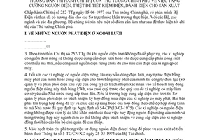 Thông tư 26-ĐT/VPI hướng dẫn Chỉ thị Thủ tướng Chính phủ tăng cường nguồn điện, triệt để tiết kiệm điện, dành điện sản xuất