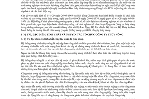 Thông tư 21-TT/TC/TN tổ chức Công ty quản lý thủy nông