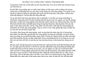 Nghị quyết 55-CP công tác lương thực trong tình hình mới