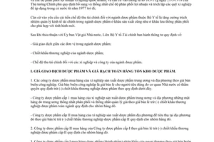 Thông tư liên tịch 13-LB quy định chiết xuất thương nghiệp ngành dược phẩm chế độ thu tài chính nhà nước ngành dược phẩm