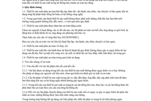 Tiêu chuẩn Việt Nam TCVN 2290:1978 về thiết bị sản xuất - yêu cầu chung về an toàn do Chủ nhiệm Ủy ban Khoa học và Kỹ thuật ban hành