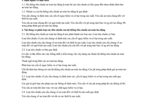 Tiêu chuẩn Việt Nam TCVN 2287:1978 về hệ thống tiêu chuẩn an toàn lao động - quy định cơ bản do Chủ nhiệm Ủy ban Khoa học và Kỹ thuật ban hành