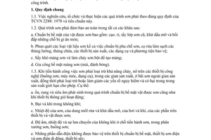 Tiêu chuẩn Việt Nam TCVN 2292:1978 về công việc sơn - yêu cầu chung về an toàn do Chủ nhiệm Ủy ban Khoa học và Kỹ thuật ban hành