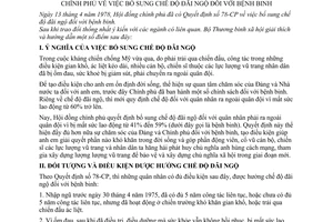 Thông tư 13-TBXH bổ sung chế độ đãi ngộ bệnh binh hướng dẫn Quyết định 78-CP