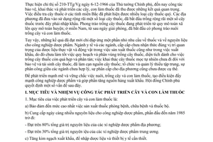 Nghị quyết 200-CP phát triển dược liệu trong nước