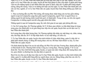 Thông tư 50/TT-UB tiếp nhận phân phối hàng cứu trợ tổ chức quốc tế