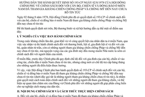 Thông tư 19-TBXH chính sách cán bộ chiến sĩ đồng bào miền Nam tham gia kháng chiến chống Pháp Mỹ chưa rõ tin tức hướng dẫn Quyết định  193-CP
