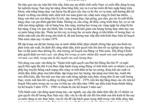 Chỉ thị 252-CP cuộc vận động đẩy mạnh sản xuất lương thực, khắc phục hậu quả bão lụt