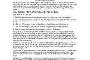 Thông tư 30-BYT/TT hướng dẫn nghị quyết Hội đồng Chính phủ phát triển dược liệu trong nước