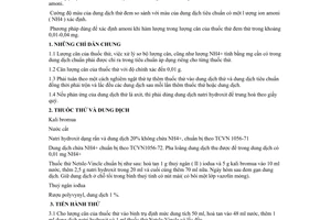 Tiêu chuẩn Việt Nam TCVN 2311:1978 về thuốc thử - phương pháp xác định hàm lượng tạp chất Amoni do Chủ nhiệm Ủy ban Khoa học và Kỹ thuật ban hành