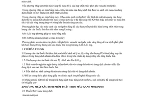 Tiêu chuẩn Việt Nam TCVN 2322:1978 về thuốc thử - phương pháp xác định hàm lượng tạp chất phốt phát (trong dung dịch không màu) do Chủ nhiệm Ủy ban Khoa học và Kỹ thuật ban hành