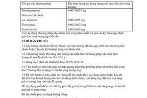 Tiêu chuẩn Việt Nam TCVN 2314:1978 về thuốc thử phương pháp xác định hàm lượng tạp chất sắt do Chủ nhiệm Ủy ban Khoa học và Kỹ thuật ban hành