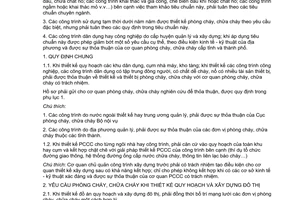 Tiêu chuẩn Việt Nam TCVN 2622:1978 về Phòng cháy và chữa cháy cho nhà và công trình - Yêu cầu thiết kế do Ủy ban Khoa học và Kỹ thuật Nhà nước ban hành