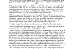 Thông tư 7-TC/GTTL thủ tục nhượng bán tài sản cố định hướng dẫn thủ tục nhượng bán tài sản cố định Thông tư 260-TTg