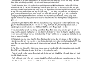 Chỉ thị 93/CT-UB tăng cường công tác quản lý  bảo vệ tiền mặt công quỹ