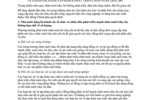 Nghị quyết 357-CP chính sách khuyến kích phát triển chăn nuôi trâu bò