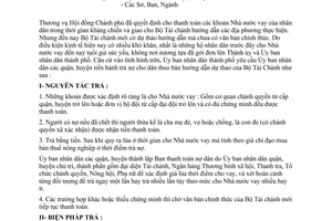 Công văn 2089/UB thanh toán nợ dân trong thời gian kháng chiến